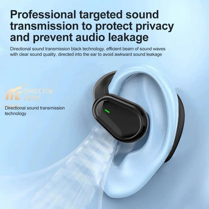 Wireless Ear Hook Earphones with Mic & LED Display
