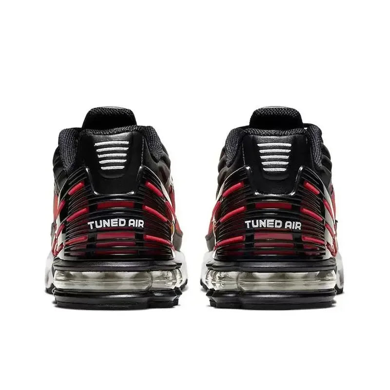 Nike Air Max Plus Tn 3 Sneakers – Cushioned Running Shoes in Bright Black & Fluorescent Green