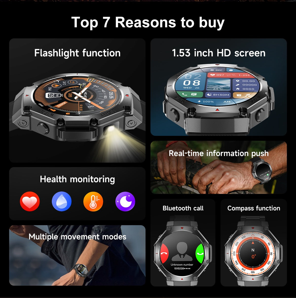 Sleep tracking watch